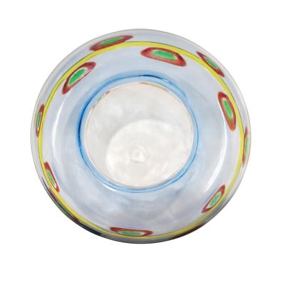 Anzolo Fuga Anzolo Fuga Large Hand Blown Murrine Incatenate Glass Vase 1960
