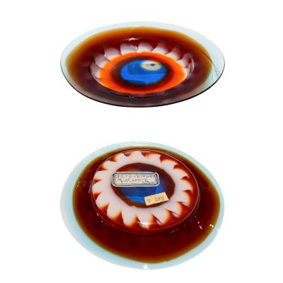 Anzolo Fuga Anzolo Fuga Rare Set of 11 Hand Blown Astrale Plates Bowls Early 1960s