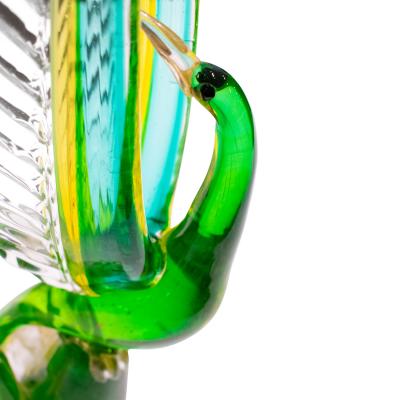 Anzolo Fuga Anzolo Fuga Rare and Important Large Hand Blown Glass Bird Sculpture Ca 1957