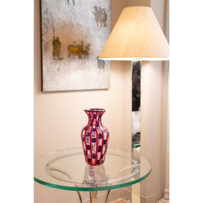 Anzolo Fuga Anzolo Fuga Transennati Vase with Unique Variation 1962