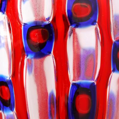 Anzolo Fuga Anzolo Fuga Transennati Vase with Unique Variation 1962