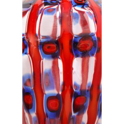 Anzolo Fuga Anzolo Fuga Transennati Vase with Unique Variation 1962