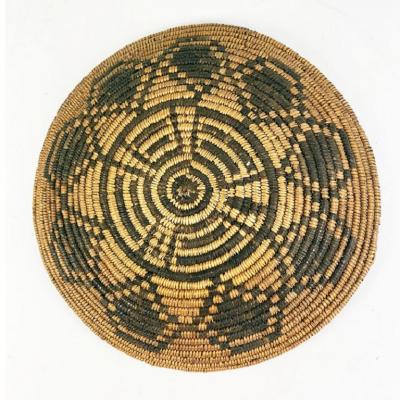 Apache tray with geometric designs