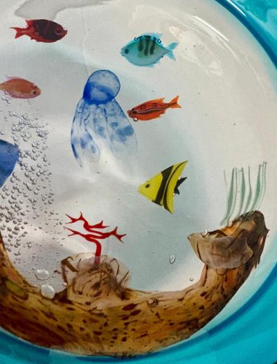 Aquarium Disc from Murano Italy