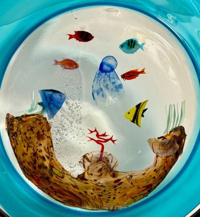 Aquarium Disc from Murano Italy