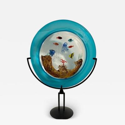 Aquarium Disc from Murano Italy
