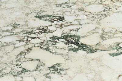 Arabescato Marble and Stainless Steel Drum Dining Table Italy 1970