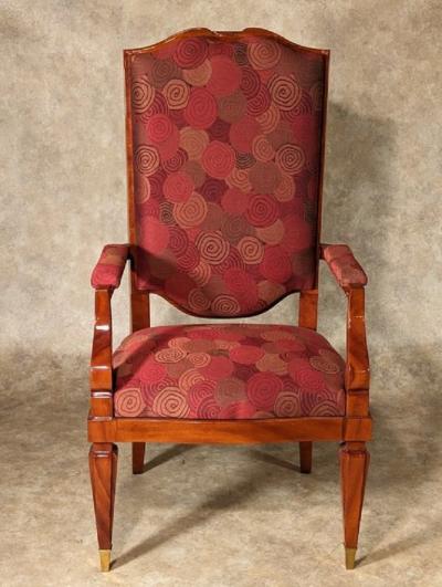 Arbus style single high backed armchair