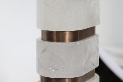 Arc Rock Crystal Lamps by Phoenix