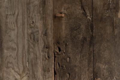 Arched Vernacular Wooden Door Hautes Alpes France 19th Century