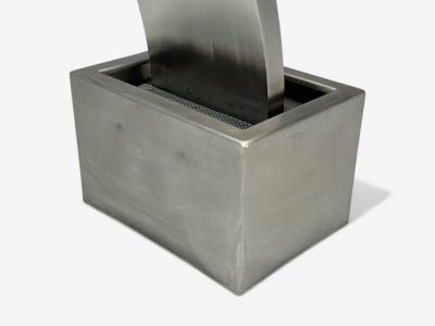 Archie Held Contemporary Stainless Steel Monumental Water Sculpture USA 2000