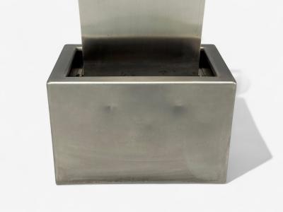 Archie Held Contemporary Stainless Steel Monumental Water Sculpture USA 2000