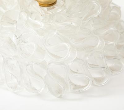 Archimede Seguso 1980s Murano glass table lamp