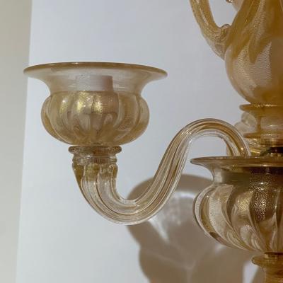 Archimede Seguso Archimede Seguso Barovier Toso Italian Mid Century Modern Swan Sconces