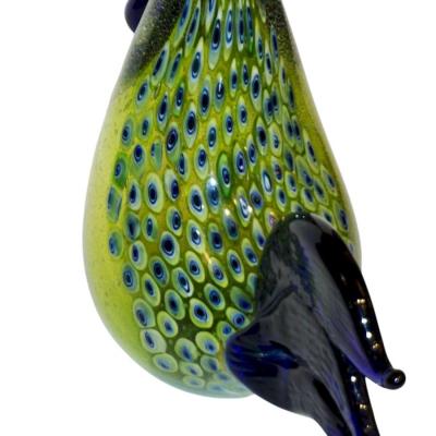 Archimede Seguso Archimede Seguso Italian Mid Century Modern Chartreuse Bird