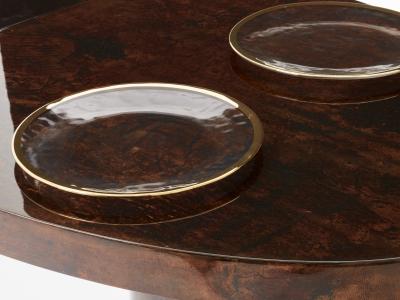 Archimede Seguso Archimede Seguso set of twelve plates Murano glass 1970