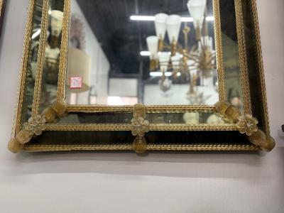 Archimede Seguso Baroque Style Venetian Mirror
