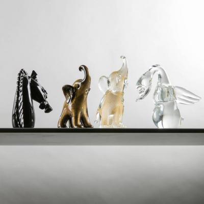 Archimede Seguso Murano Glass Animals by Archimede Seguso