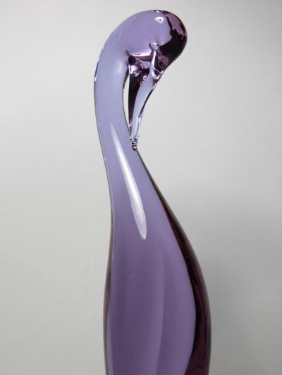 Archimede Seguso Murano Glass Heron by Archimede Seguso for Seguso