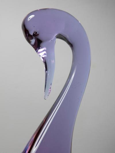 Archimede Seguso Murano Glass Heron by Archimede Seguso for Seguso