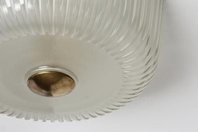 Archimede Seguso Murano glass ceiling flush mount light for Seguso