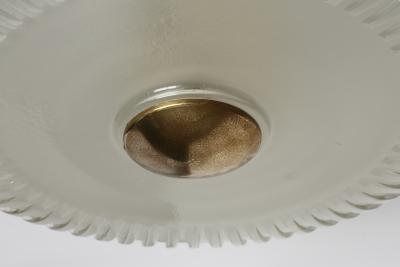 Archimede Seguso Murano glass ceiling flush mount light for Seguso
