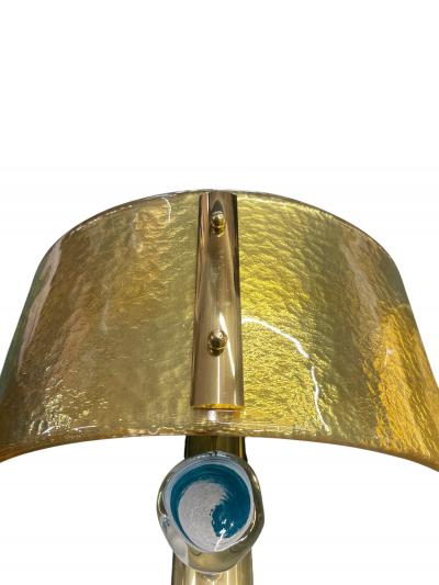 Archimede Seguso Pair of Murano glass sconces in the style of Archim de Seguso