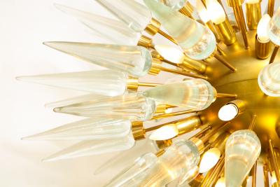 Archimede Seguso Rare Sputnik Murano glass chandelier