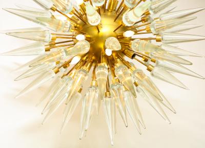 Archimede Seguso Rare Sputnik Murano glass chandelier
