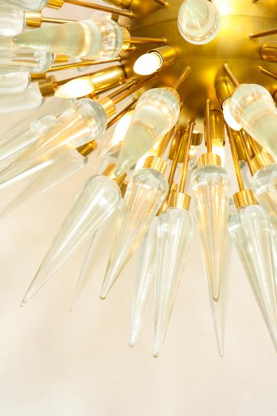 Archimede Seguso Rare Sputnik Murano glass chandelier