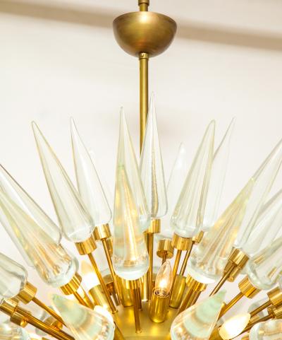Archimede Seguso Rare Sputnik Murano glass chandelier
