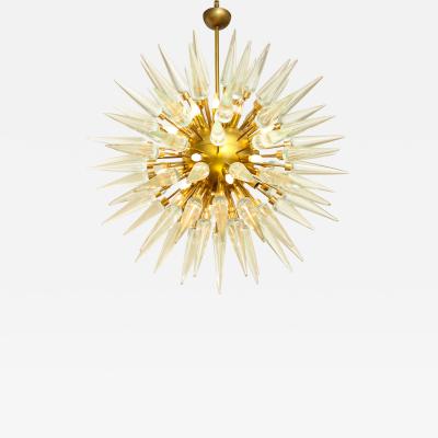 Archimede Seguso Rare Sputnik Murano glass chandelier