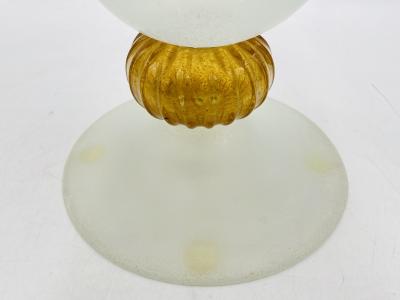 Archimede Seguso Signed Scavo Glass Vase by Archimede Seguso Murano Italy 20th Century