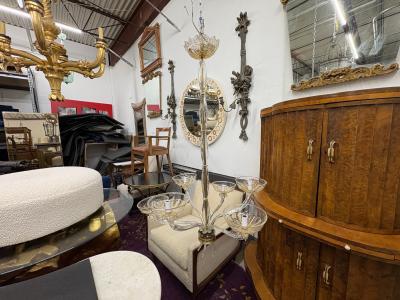 Archimede Seguso Stunning Murano GlassChandelier By Seguso