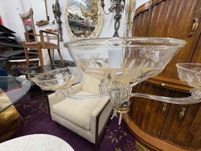 Archimede Seguso Stunning Murano GlassChandelier By Seguso