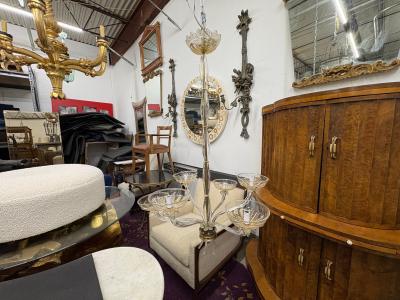 Archimede Seguso Stunning Murano GlassChandelier By Seguso