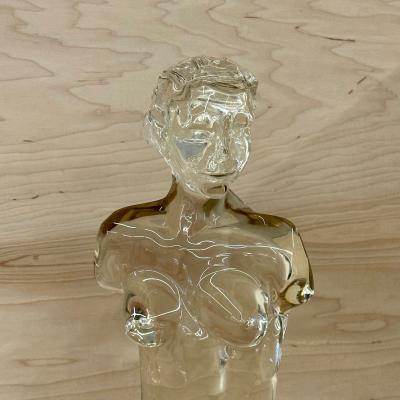 Archimede Seguso Venus De Milo Nude Murano Glass Sculpture Statue Italian Mid Century Modern
