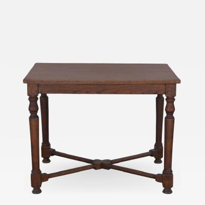 Architectural French Oak Center or Game Table