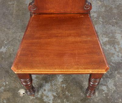 Architectural Hall Chairs A Pair