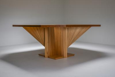 Architectural Minimalist Dining Set Modern Italy 1950s