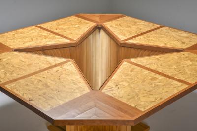 Architectural Minimalist Dining Set Modern Italy 1950s