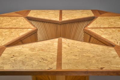 Architectural Minimalist Dining Set Modern Italy 1950s