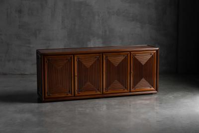 Architectural Modernist Sideboard France Mid 20th Century