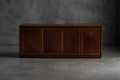 Architectural Modernist Sideboard France Mid 20th Century