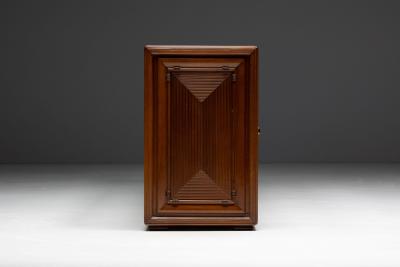 Architectural Modernist Sideboard France Mid 20th Century