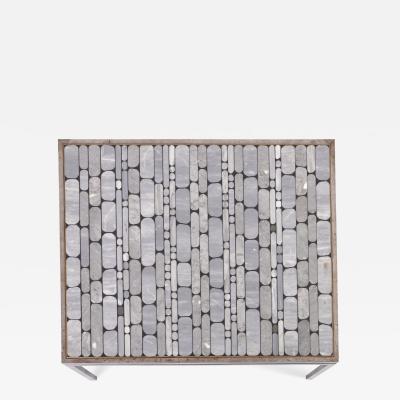 Architectural Mosaic Coffee Table with Marble Inlays Germany 1970s