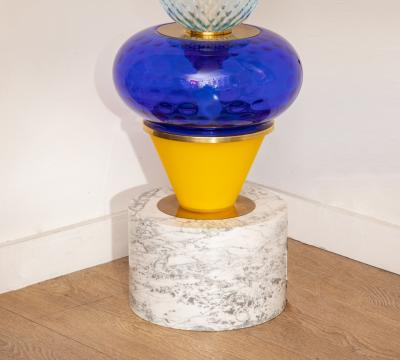 Architectural Murano Glass Totem Floor Lamp