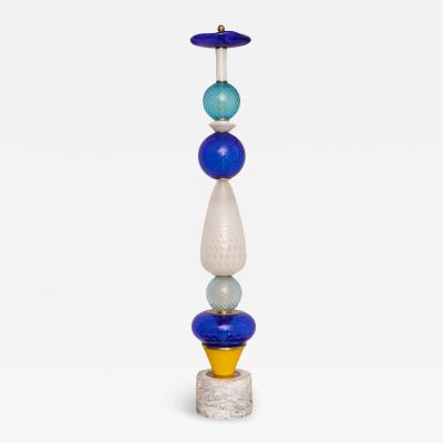 Architectural Murano Glass Totem Floor Lamp