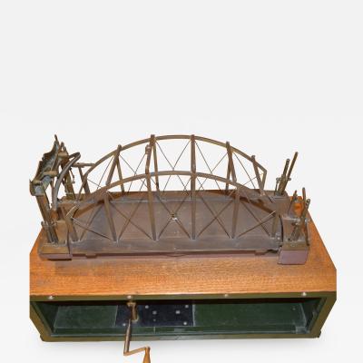 Architectural Patent Design Model of a Swing Bridge