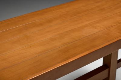 Architectural Pedestal Side Table Italy 1970s
